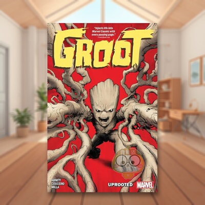 【预售】【Marvel】格鲁特连根拔起英文漫画简装进口原版书GROOT: UPROOTED Lee Garbett  Dan Abnett  Damian Couceiro书籍图书外