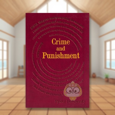 【预售】【字云经典】罪与罚 【Word Cloud Classics】Crime and Punishment 原版英文文学 特殊书口 压纹封面