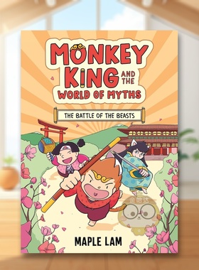 【现货】孙悟空与神话世界：百兽之战 Monkey King and the World of Myths:The Battle of the Beasts 原版英文儿童漫画