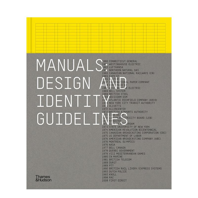 【现货】手册：企业形象设计指南Manuals : Design and Identity Guidelines英文进口原版设计图书外文正版Massimo Vignelli