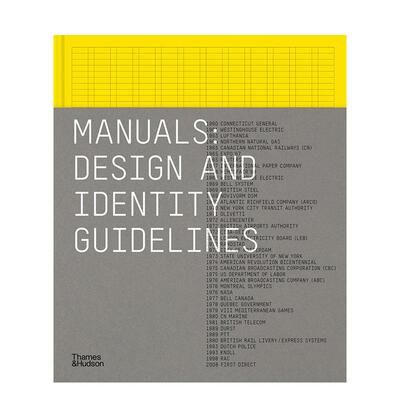 【现货】手册：企业形象设计指南Manuals : Design and Identity Guidelines英文进口原版设计图书外文正版Massimo Vignelli