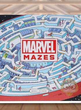 【预售】漫威迷宫 Marvel Mazes 原版英文生活综合进口书籍图书外版正版