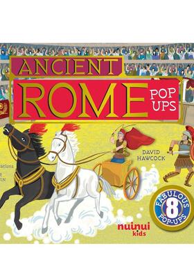 【预售】【古文明立体书】古罗马立体书 【Ancient Civilisations Pop-Ups】Ancient Rome Pop-Ups 原版英文儿童立体