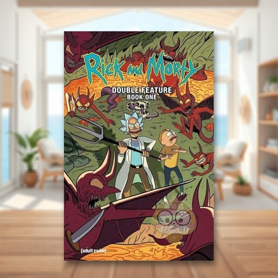 【预售】瑞克和莫蒂豪华特辑卷1英文漫画进口原版书精装14岁以上Rick and Morty Deluxe Double Feature: Vol 1 Ryan Ferrier On书