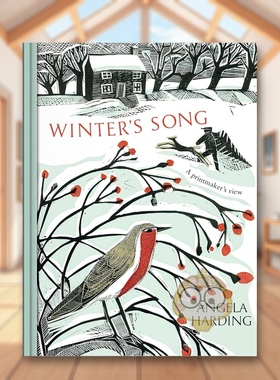 【预售】【Angela Harding季节版画四部曲】冬之歌谣 Winter's Song 原版英文艺术插画原画设定集 自然插画 便携开本进口书籍图书