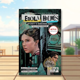 【预售】福尔摩斯小姐迈克罗夫特的危险游戏英文漫画进口原版书平装14岁以上Enola Holmes: Mycroft's Dangerous Game SpringerL书