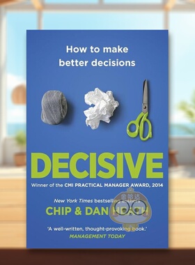 【预售】决定性Decisive英文商业行销Heath平装Random House进口原版书865书籍图书外版正版