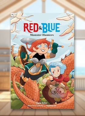 【预售】红与蓝：怪物猎人 Red & Blue: Monster Hunters 原版英文漫画书进口书籍图书外版正版