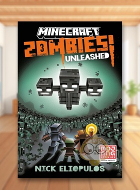 【预售】我的世界：僵尸来袭！ Minecraft: Zombies Unleashed! 原版英文儿童故事