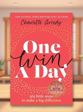 【预售】一日一胜英文心灵励志进口原版外版书精装14岁以上One Win a Day Charlotte Greedy Transworld书籍图书正版
