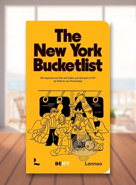 【预售】纽约遗愿清单：99种让你融入纽约的体验 The New York Bucket List  原版英文生活综合进口书籍图书外版正版
