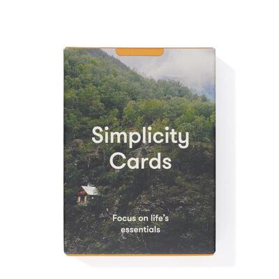 【预售】生活精要卡 Simplicity Cards 原版卡牌 聚焦生活本质 剔除冗余 职业关系人生追求