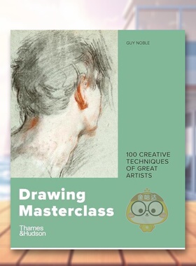 【现货】【T&H】绘画大师班艺术大师的100种创作技巧英文艺术技法与入门赏析进口原版书平装14岁以上Drawing Masterclass: 100 C书