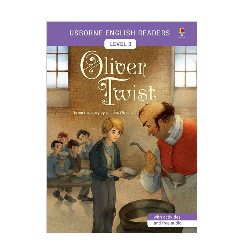 【现货】【LV3】Oliver Twist雾都孤儿英文原版儿童故事分阶阅读 Usborne