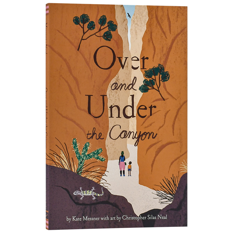 【现货】在峡谷之中Over and Under the Canyon 5-8岁少儿STEM自然地理科学课外科普阅读故事书 英文原版 Kate Messner书籍进口
