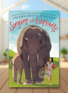 【预售】和大象一起歌唱 纽伯瑞奖得主Margarita Engle英文青少年读物进口原版外版书精装Singing With ElephantsMargarita Engl书