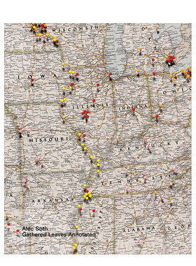 【预售】Alec Soth摄影集 聚集的叶子(注释版) Gathered Leaves Annotated 英文原版人文风光摄影作品集书籍艺术画册 埃里克索斯