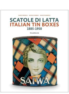 【预售】意大利锡盒：1885-1950 Italian Tin Boxes : 1885-1950 原版英文字体图案标志设计进口书籍图书外版正版