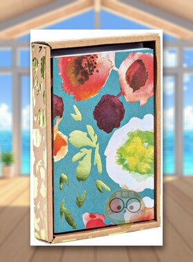 【预售】繁花豪华烫金问候卡Blooms Luxe Foil Notecard Box英文文创卡牌teNeues盒装teNeues进口原版书64书籍图书外版正版