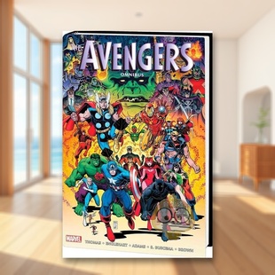 【预售】【Marvel】复仇者联盟4[新印刷]英文漫画精装进口原版书The Avengers Omnibus Vol. 4 [New Printing] Roy Thomas  Marv书