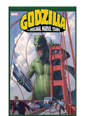 【现货】漫威漫画 哥斯拉最初的惊奇岁月合集 Godzilla:The Original Marvel Years Omnibus Junggeun Yoon Cover 英文原版漫画书