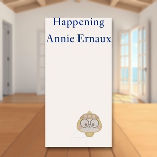 Ernaux 2022年诺贝尔文学奖Annie 正发生Happening英文文学小说Annie Ernaux进口原版 Edition书籍外 图书Fitzcarraldo 现货