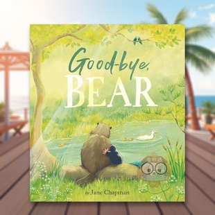 Bear英文儿童绘本自我认知情绪管理3 6岁精装 书Tiger 现货 Tales书籍图书 Chapman进口原版 再见小熊Goodbye Chapman Jane