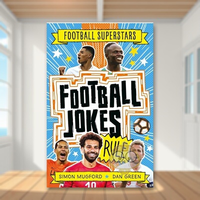 【现货】足球明星特辑：足球笑话规则英文儿童漫画进口原版外版书平装14岁以上【Football Superstars】Football Jokes RuleSimo书