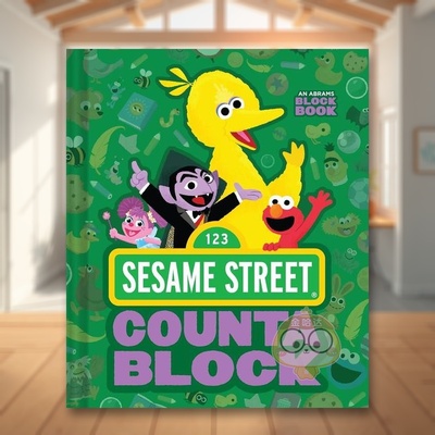 【现货】芝麻街计数书英文儿童绘本IP系列进口原版外版书纸板书3-6周岁【Block】Sesame Street CountablockPeski StudioAbrams书