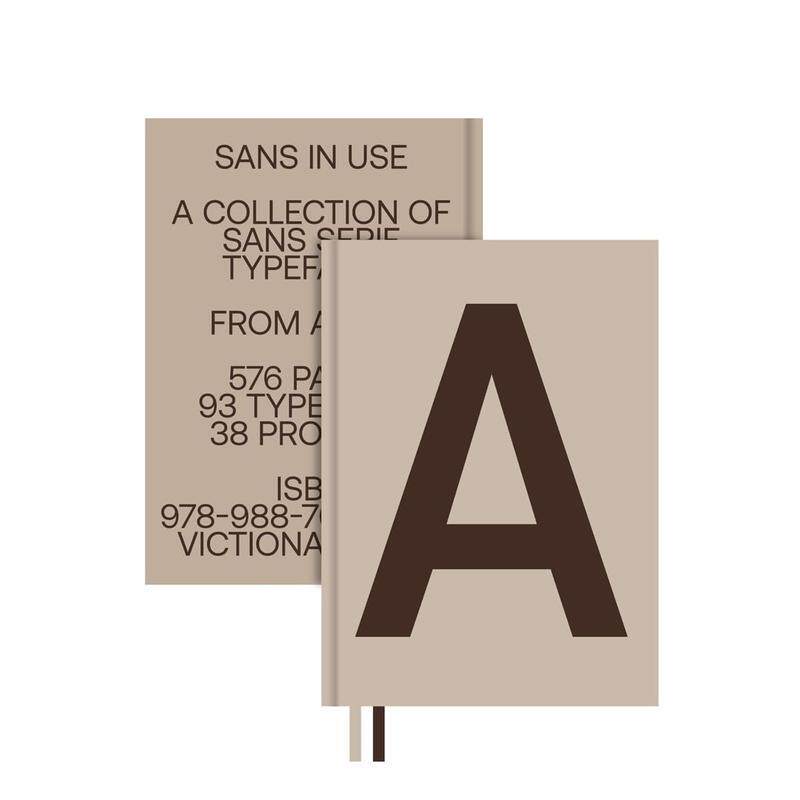 标题字体应用/无衬线体应用/衬线体应用/模板字体应用Sans In Use : A Collection of Sans Serif Typefaces 英文原版艺术设计图书