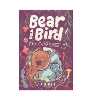 Walker 小熊和小鸟：洞穴和其他故事 Bird 原版 and 英国插画师Jarvis Bear Books 英文儿童章节书 预售