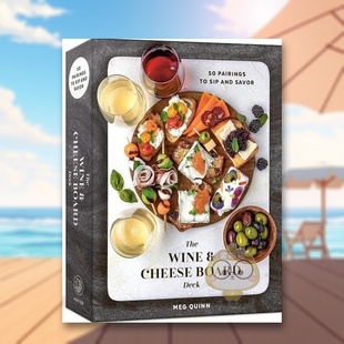 【预售】葡萄酒和奶酪板:50种品尝和品尝的搭配:卡片英文餐饮进口原版外版书卡牌14岁以上The Wine and Cheese Board Deck: 50书