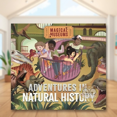 【预售】神奇博物馆：自然历史历险记英文儿童绘本知识百科进口原版外版书精装9岁-12岁Magical Museums: Adventures in Natural书