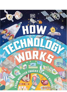 【现货】DK儿童 科技如何运作 How Technology Works 英文原版儿童知识科普百科绘本3-6岁进口英语启蒙读物书籍