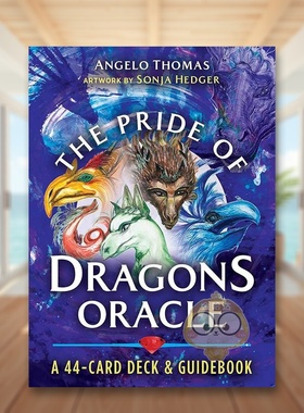 【预售】龙族荣誉能量卡牌英文文创卡牌进口原版MIXED MEDIA14岁以上Pride of Dragons Oracle Bear & Company出版THOMAS, ANGELO