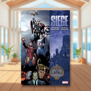 Brian Marvel 英文漫画简装 新印刷 书SIEGE Coipel Michael Olivier 围攻 PRINTING NEW Michael书 Bendis 进口原版 预售
