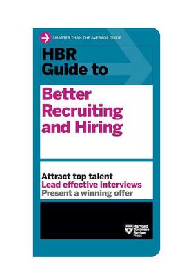【预售】【哈佛商业评论指南系列】招聘和雇佣指南 HBR Guide to Better Recruiting and Hiring 原版英文商业行销