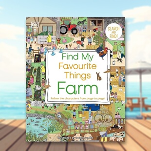 【现货】【找找看】在农场找*喜欢的东西英文儿童趣味进口原版外版书纸板书【Search and Find】Find My Favourite Things Farm书