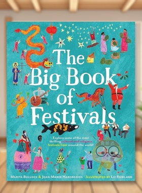 【现货】节日之书英文儿童绘本节日庆典进口原版书精装The Big Book of Festivals Marita Bullock & Liz Rowland著Faber & Faber