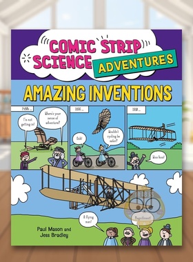 【预售】科学大冒险漫画系列：惊人发明 Comic Strip Science Adventures: Amazing Inventions 原版英文儿童漫画进口书籍图书外版