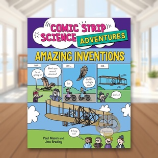【预售】科学大冒险漫画系列:惊人发明 Comic Strip Science Adventures: Amazing Inventions 原版英文儿童漫画进口书籍图书外版