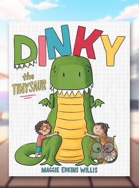 【预售】小丁奇：迷你恐龙 Dinky the Tinysaur 原版英文儿童绘本进口书籍图书外版正版