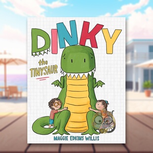 【预售】小丁奇:迷你恐龙 Dinky the Tinysaur 原版英文儿童绘本进口书籍图书外版正版