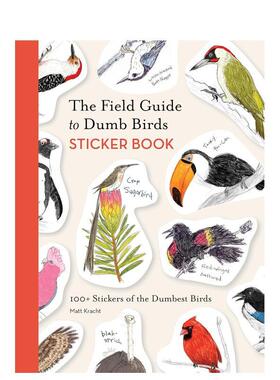 【现货】世界蠢鸟实地指南贴纸书 【Dumb Birds】Field Guide to Dumb Birds Sticker Book 原版英文贴纸书