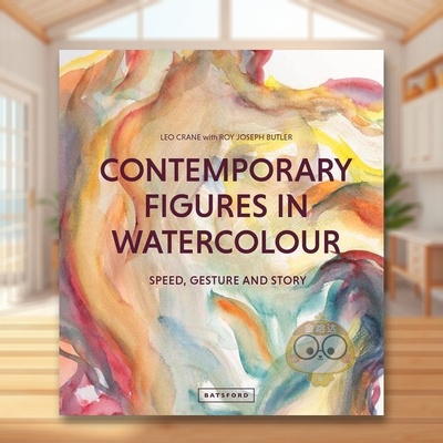 【预售】水彩画中的当代人物速度手势和故事Contemporary Figures in Watercolour英文外国美术当代Leo CraneBatsford精装进口原版