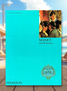 【预售】马奈 【Colour library】Manet 原版英文艺术画册画集进口书籍图书外版正版