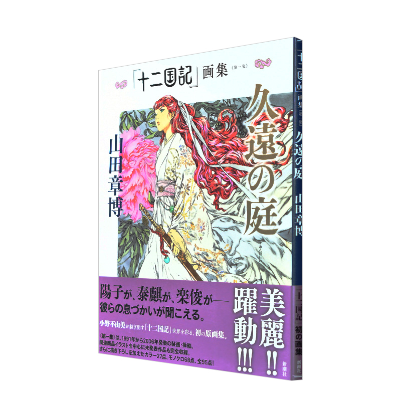 【预售】十二国记画集 久远之庭 久遠の庭「十二国記」画集(第一集) 日文原版漫画插画集日本进口艺术书籍 山田章博 新潮社出版