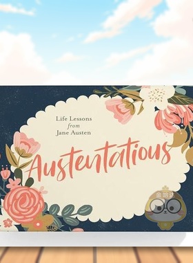 【现货】简奥斯汀语录卡牌简奥斯汀人生箴言Austentatious Deck of Cards 英文文创卡牌Avery HayesSmith Street Books进口原版书