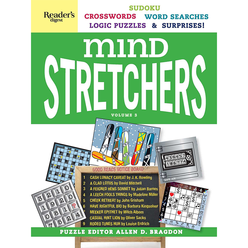 【现货】Reader’s Digest Mind Stretchers Puzzle Book Vol.3,读者文摘思维担架解谜书第3卷英文生活综合 原版图书外版进口书籍