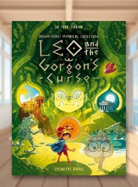 【现货】【Brownstone神话故事系列】李奥和蛇发女妖的诅咒英文儿童漫画进口原版书精装Leo and the Gorgon’s Curse Joe Todd-St